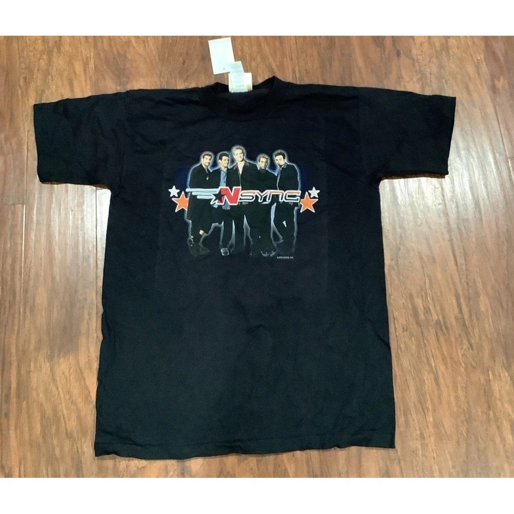 Nsync Vintage  2000 Y2K  Shirt  On Winter land tag Large 14-16 New